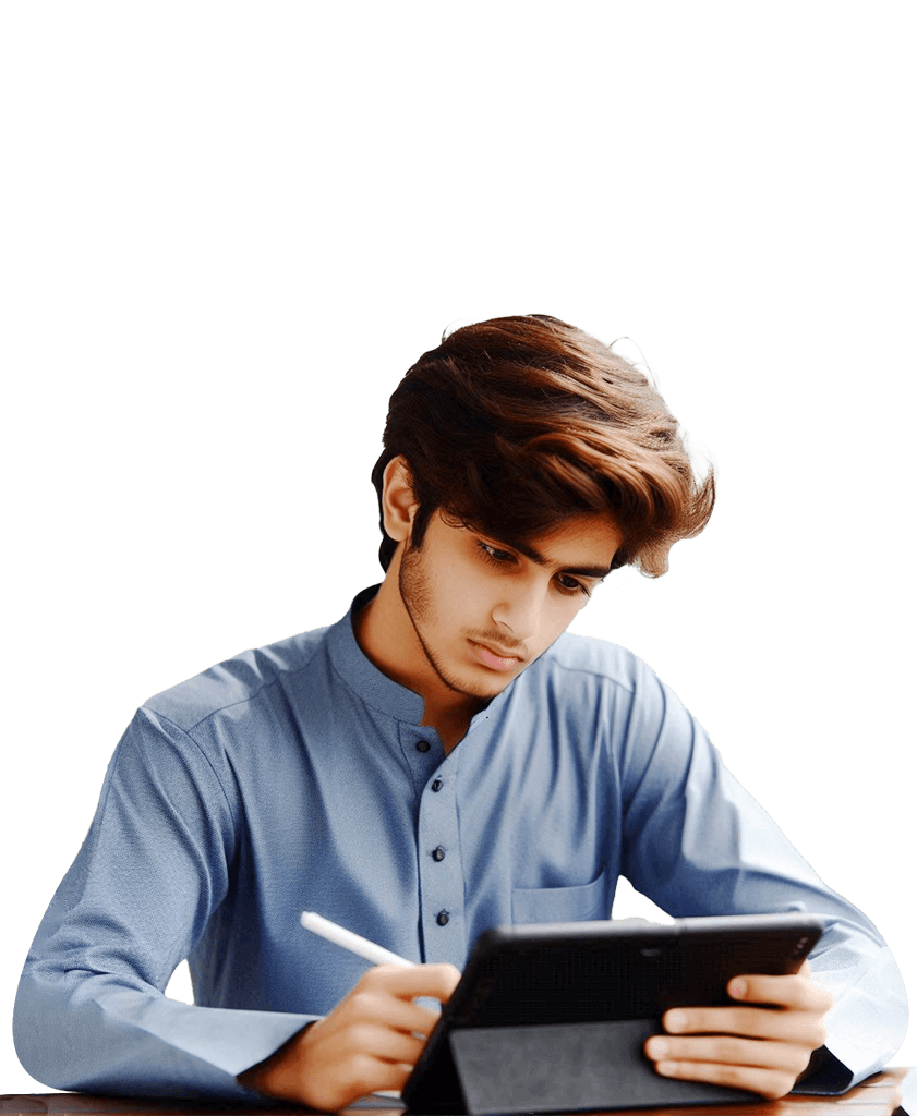 Student with Tablet